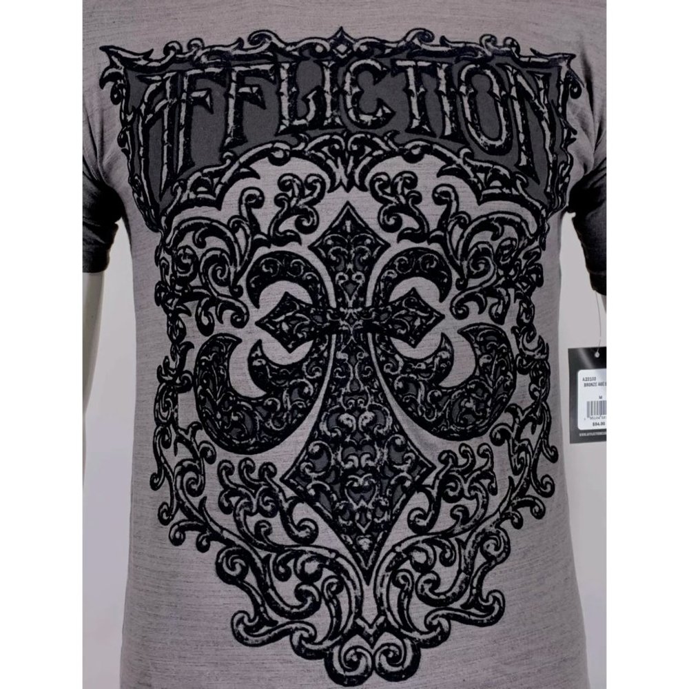 AFFLICTION Men's T-Shirt S/S BRONZE AGE Premium - Picture 9 of 10